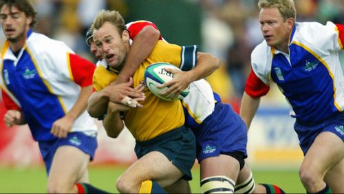 The Wallabies thrash Namibia in the 2003 World Cup. (Getty)