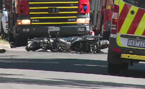The 33-year-old motorcyclist was left for dead. (9NEWS)