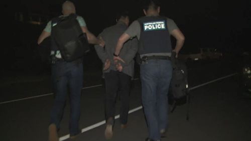 The four men and two women were arrested at Templestowe in Melbourne's east on Monday.