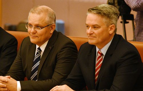Treasurer Scott Morrison and Finance Minister Mathias Cormann are set to deliver tonight's budget. (AAP)