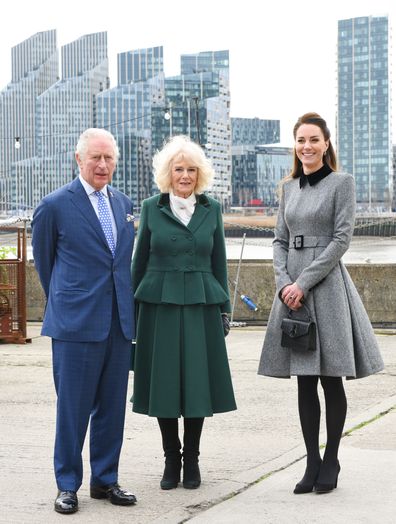 Prince Charles, Prince of Wales, Camilla, Duchess of Cornwall and Catherine, Duchess of Cambridge 