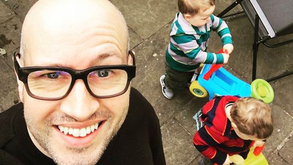 Funny guy: Sam Avery's popular commentary about parenting is being turned into a book. Image: Facebook/samaverylearnerparent
