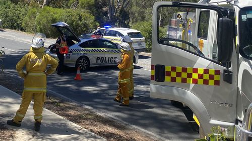 A bicycle rider has died in the Adelaide suburb of Coromandel Valley.