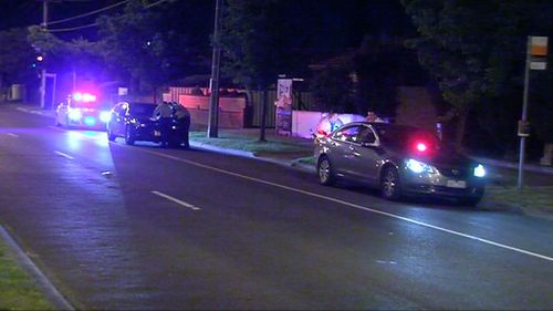 Police are patrolling the Thomastown area for a red VR Holden Commodore sedan (9NEWS)