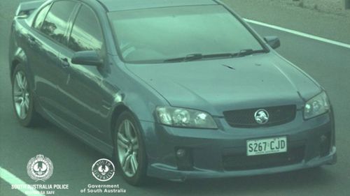 Police allege a man was driving this 2009 blue metallic Commodore with the number plates S267CJ, which he had borrowed off a friend.