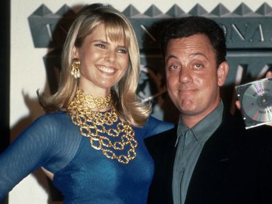 Christie Brinkley and Billy Joel attend the 2nd Annual International Rock Awards circa 1990 in New York City. 