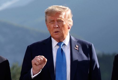 US President Donald Trump 