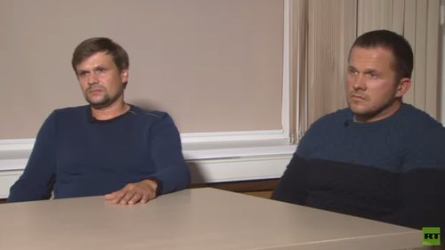 The two men claim they are tourists in the UK and did not poison the victims