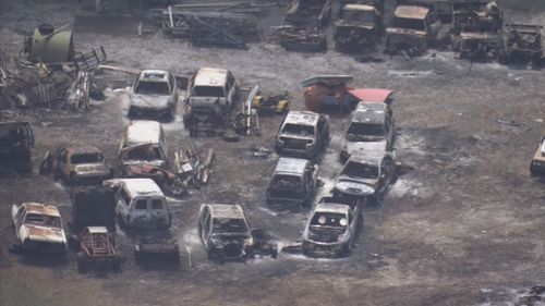 Out-of-control bushfires continue to ravage parts of the Peel Region near Perth in Western Australia with residents unable to return home more than 24 hours after the blazes began.