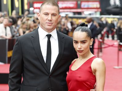 Channing Tatum and director, writer and producer Zoë Kravitz 