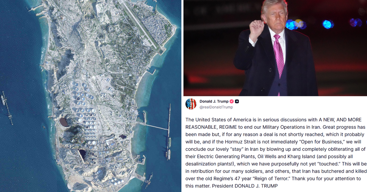 Trump threatens to wipe out critical Iranian island if deal isn't reached 'shortly'