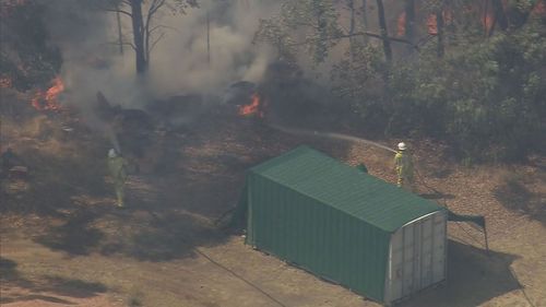 The Lakes fire, WA