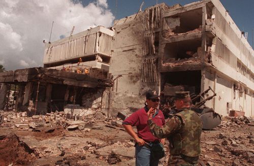 The deadly 1998 al Qaeda attack on the US embassy in Kenya.