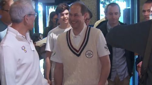 The Duke of Wessex is here for the Duke of Edinburgh program. (9NEWS)