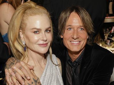 Nicole Kidman dan Keith Urban di Golden Globe Awards tahunan ke -82 di Beverly Hilton pada 05 Januari 225 di Beverly Hills, California.