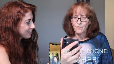 Cher surprises fan with facetime call.