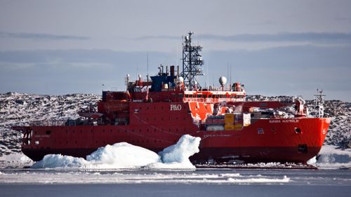 Australia's icebreaker ship, Aurora Australis. (File image)