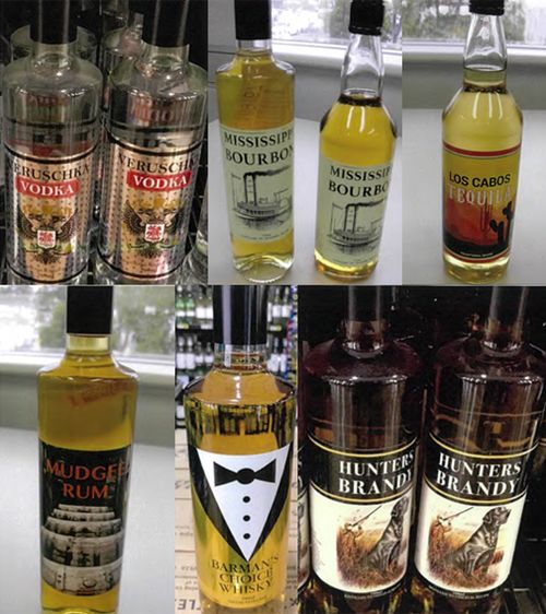 Eight brands of vodka, bourbon, tequila, rum, whiskey, brandy and gin have been recalled across multiple states due to a possible chemical contamination.
