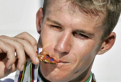 He won gold in the time trial at the 2005 world champs. (AAP)