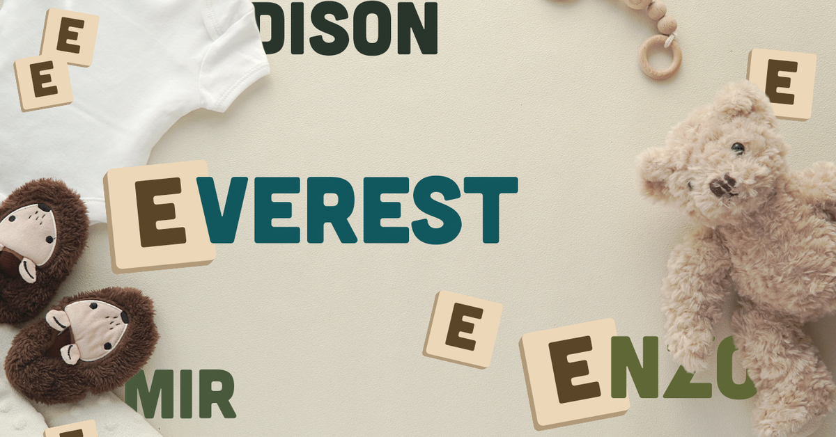 Baby Boy Names That Start With E 'E' names for boys are going to be