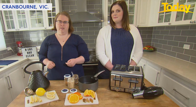 Victorian mums Karlie Suttie and Rachael Hallett shared some of their favourite cleaning hacks with Today. 