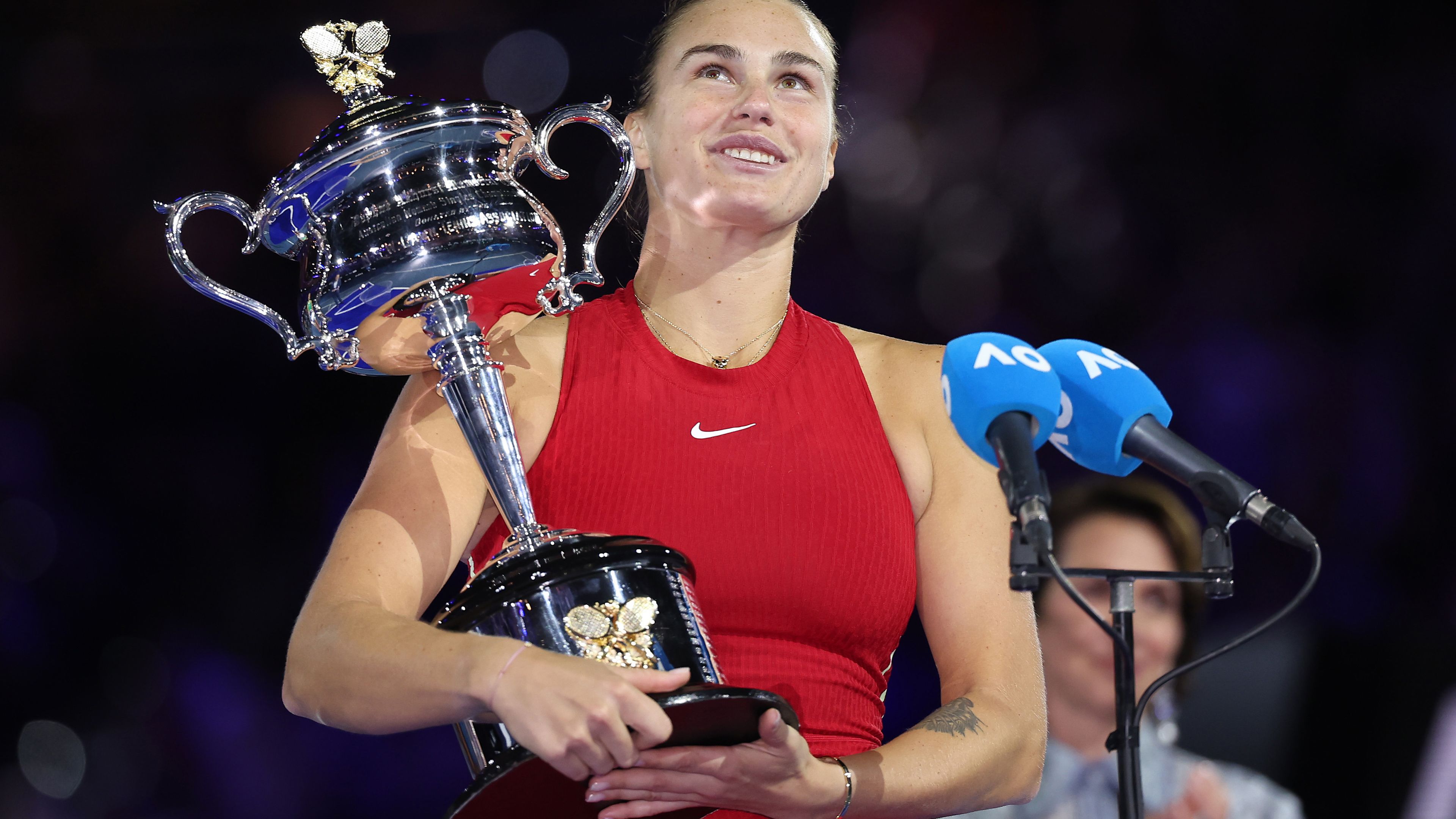 'They're not gonna understand me': Moment Aryna Sabalenka realised she was speaking wrong language