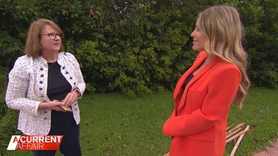 Parramatta Lord Mayor, Donna Davis and A Current Affair reporter Lauren Golman.