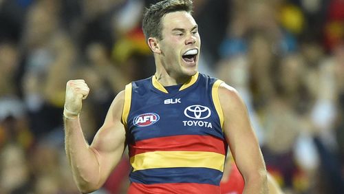 Mitch McGovern has signed a new deal with the Crows. (AAP)