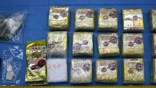 The AFP this year seized more than two tonnes of 'tea packet methamphetamine', worth more than $1 billion.