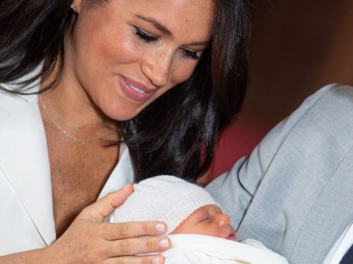 Meghan Markle with Archie