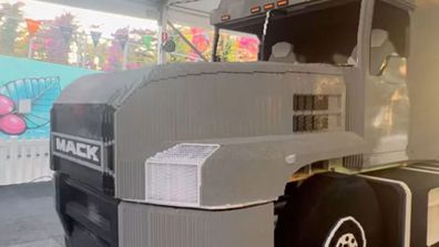 Mack Trucks Australia attempt to break world record by building to-scale truck made entirely from LEGO 