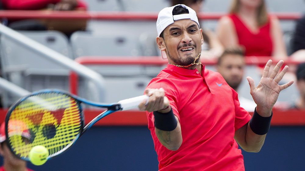 Australia's Nick Kyrgios returns to winning ways in at Rogers Cup in Montreal