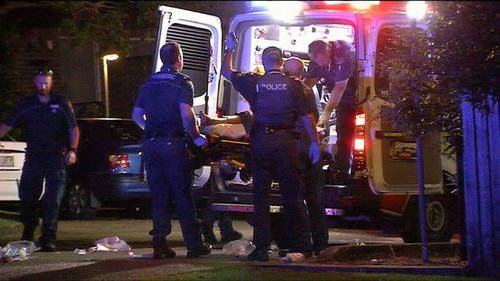 The man was taken to hospital where police have confirmed he has since died. (9NEWS)