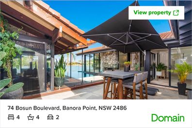 Property for sale listing auction NSW 