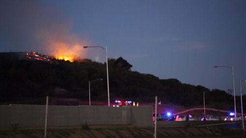 Daniel Crawford is accused of deliberately lighting the five fires. (9NEWS)