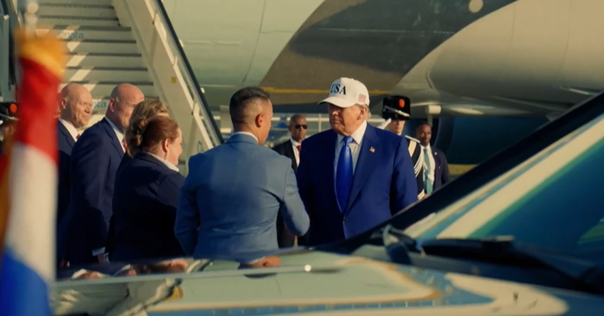 White House uses Usher song to mark Trump's return from NATO