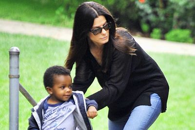 Sandra Bullock’s bub reportedly has his own enviable art collection, including Andy Warhol's 'Peaches' print.