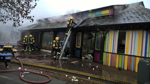 More than 70 firefighters were called to the blaze. (AAP)