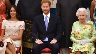 Meghan Markle, Prince Harry, Queen Elizabeth