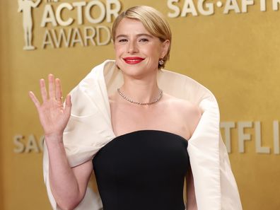 Jessie Buckley attends the 32nd Annual Actor Awards at Shrine Auditorium and Expo Hall on March 01, 2026 in Los Angeles, California.  