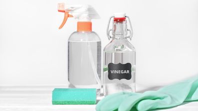 Clean with vinegar