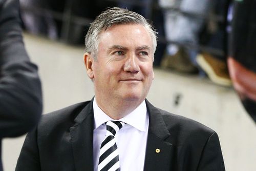 TV personality Eddie McGuire was on-board a Qantas flight that entered a freefall mid-air due to turbulence issues. Picture: Getty.