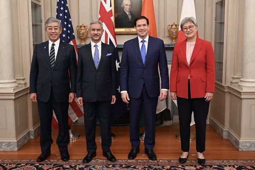 Foreign Affairs Minister Penny Wong â€”  who is in Washington this week for Quad talks between Australia, the United States, Japan and India