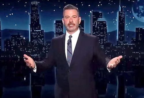 Jimmy Kimmel apresenta monólogo no Jimmy Kimmel Live (ABC)
