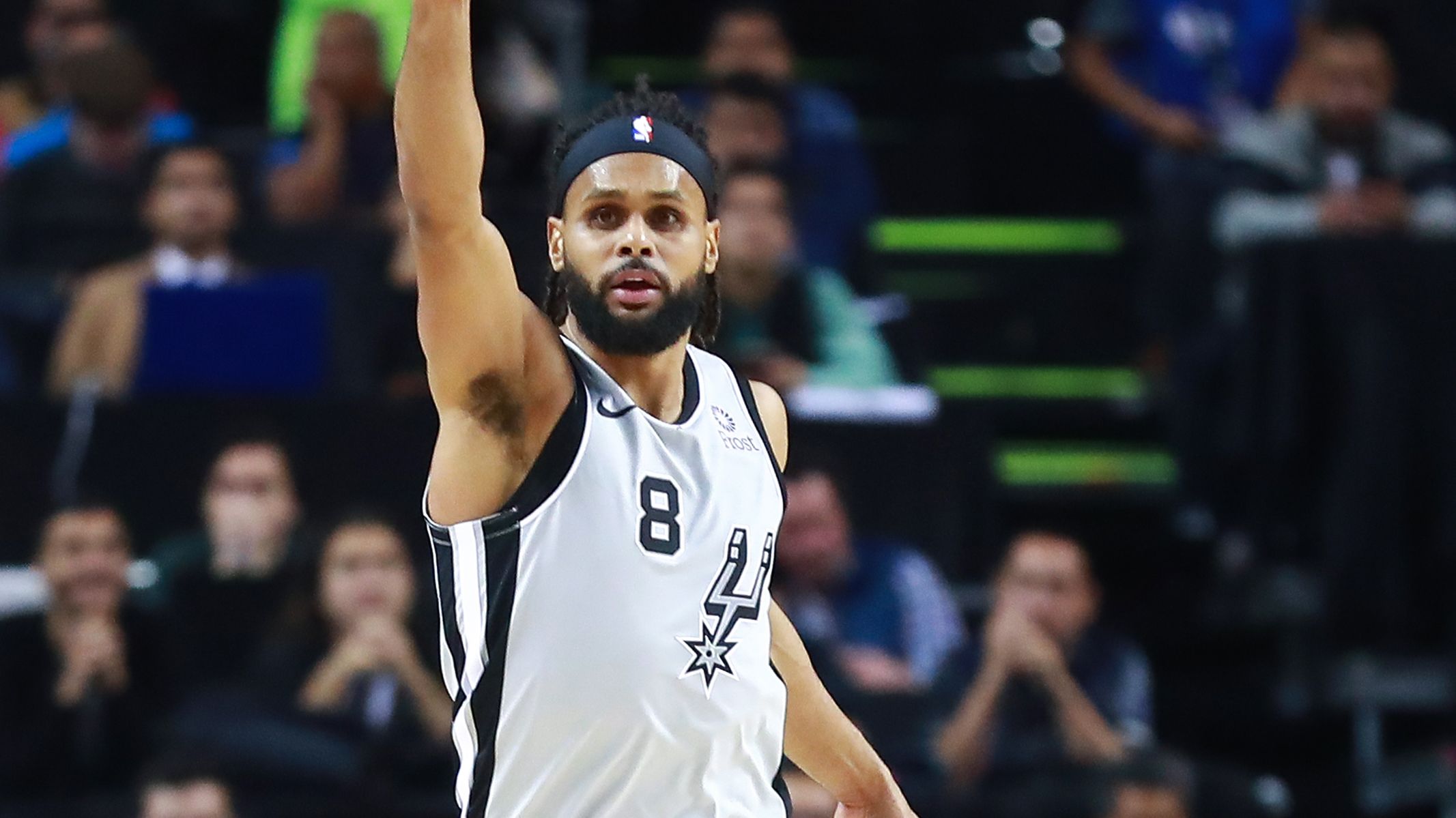 Patty Mills breaks NBA three-point record in Spurs win over Portland Trail Blazers