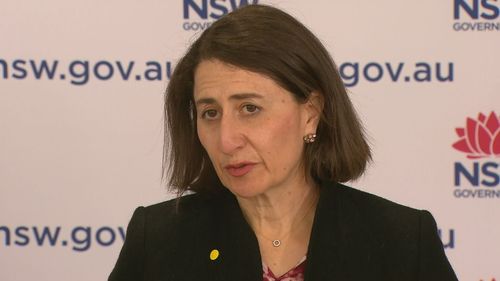 Gladys Berejiklian media conference August 5