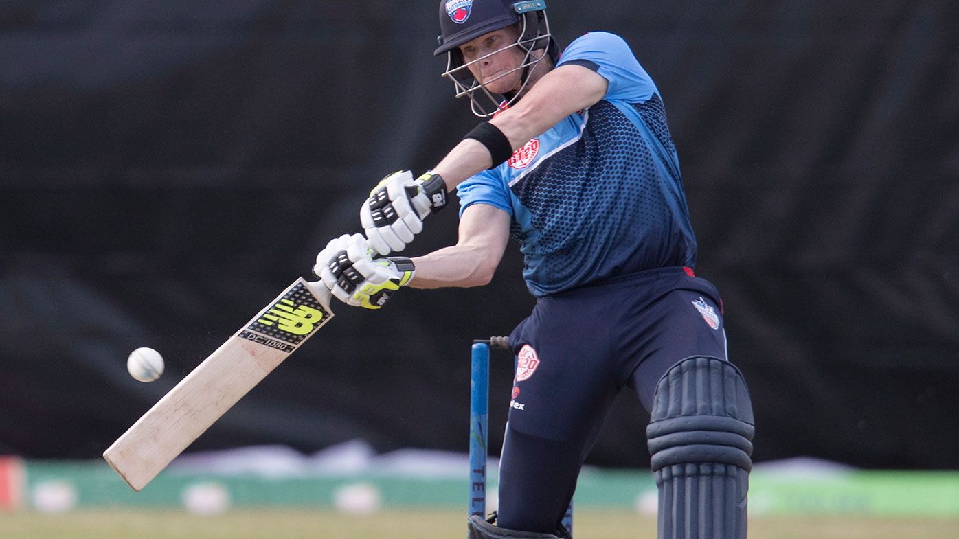 Steve Smith batting for Toronto in the Global T20 Canada league
