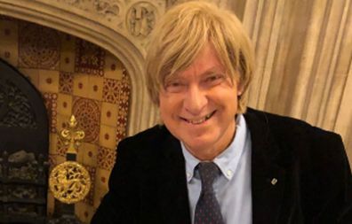 Mr Fabricant and his long locks.