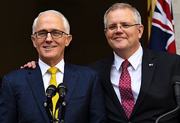 Scott Morrison replaced Malcolm Turnbull how many weeks before the 2019 election?