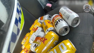 9news.com.au - Eleanor Wilson - 'Had a couple': Police find more than a dozen empty beer cans in alleged drunk driver's car